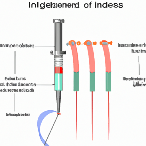 A diagram illustrating the mechanism of needleless injections.